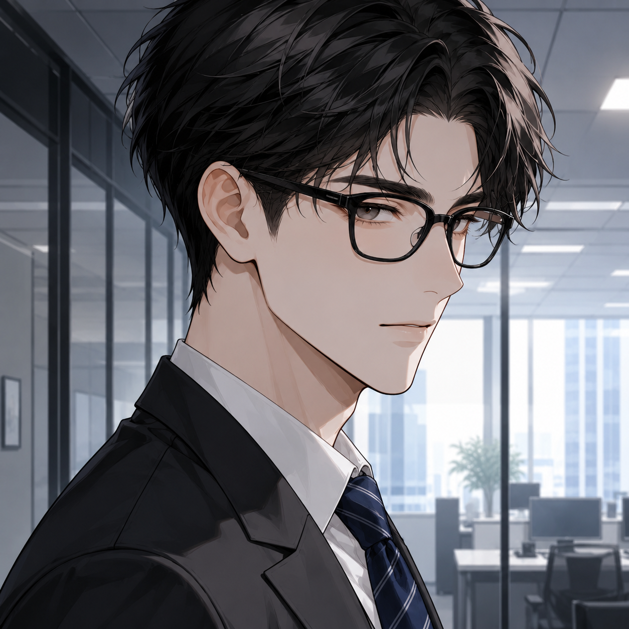 オフィスの綾斗