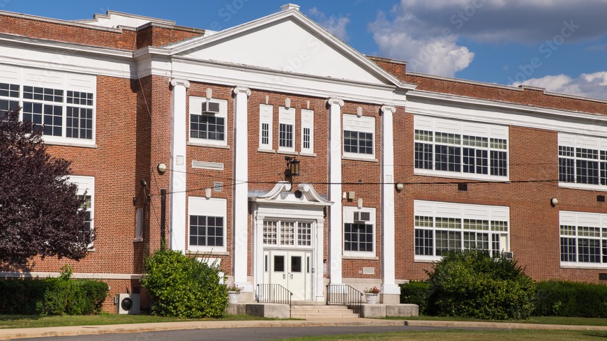 インベンシティ小学校の校庭