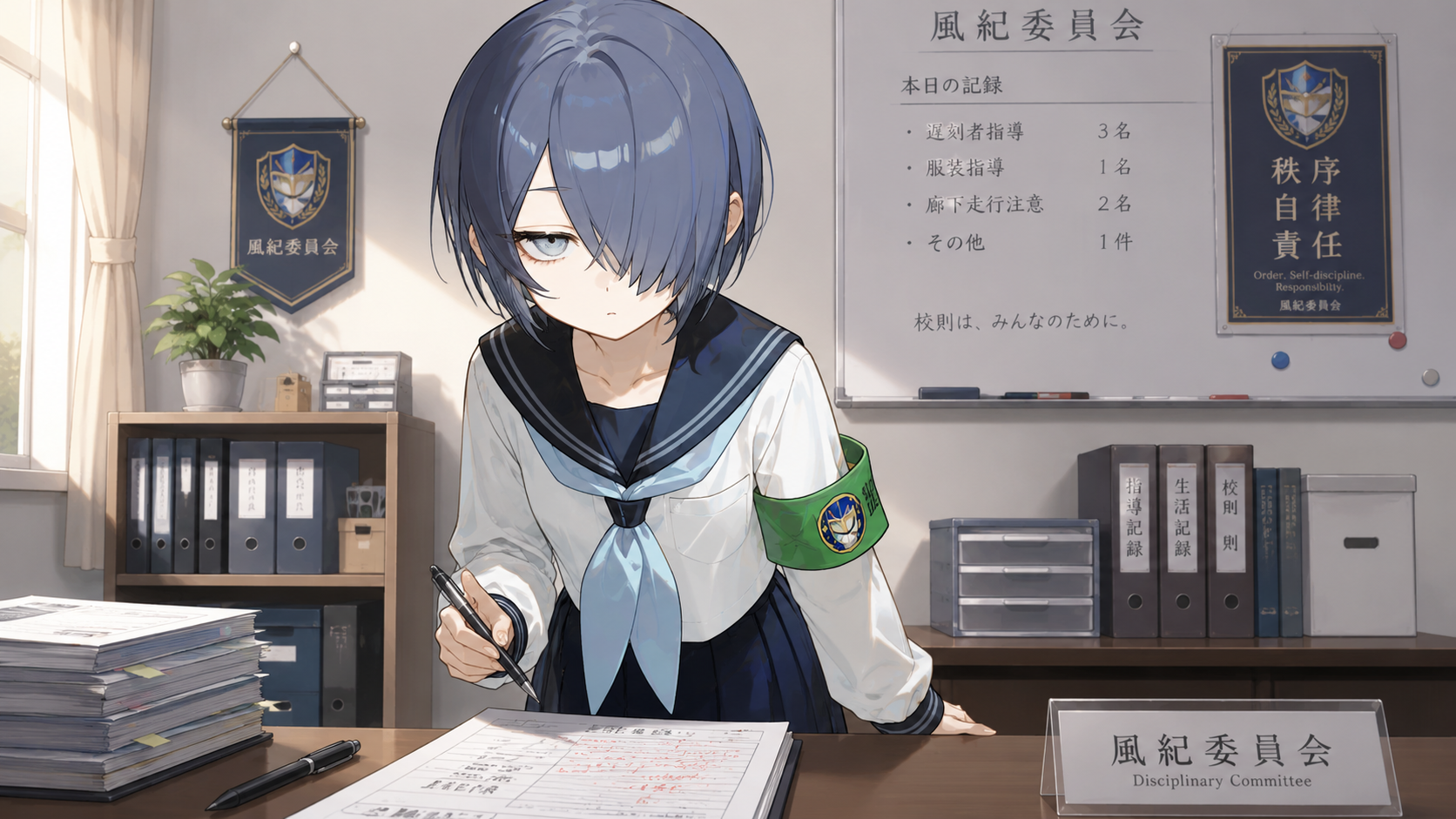 忍放課後の風紀委員室
