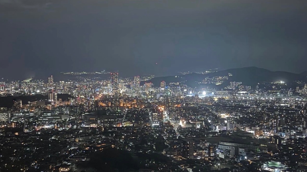 てんたしおんちゃんと夜景