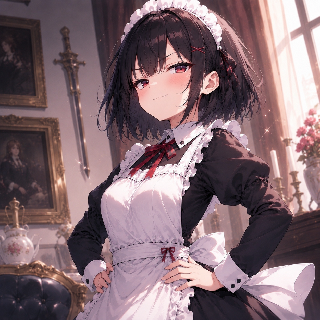 胸を張る