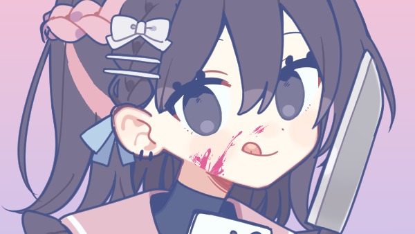松山りなが立っていた