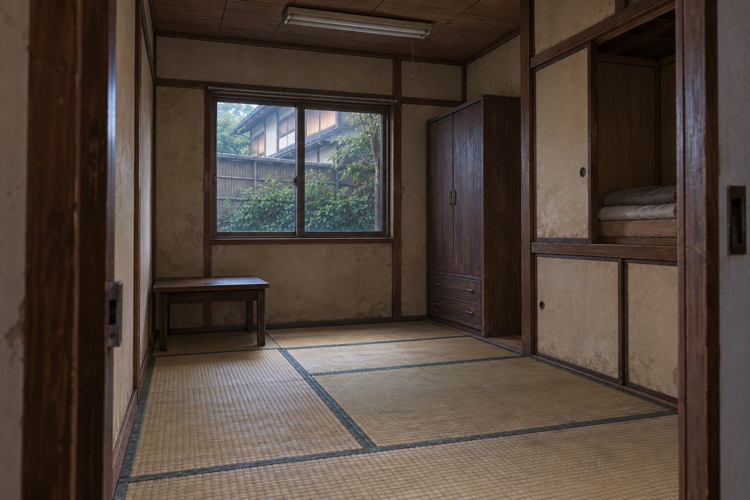 離れの古い従業員部屋