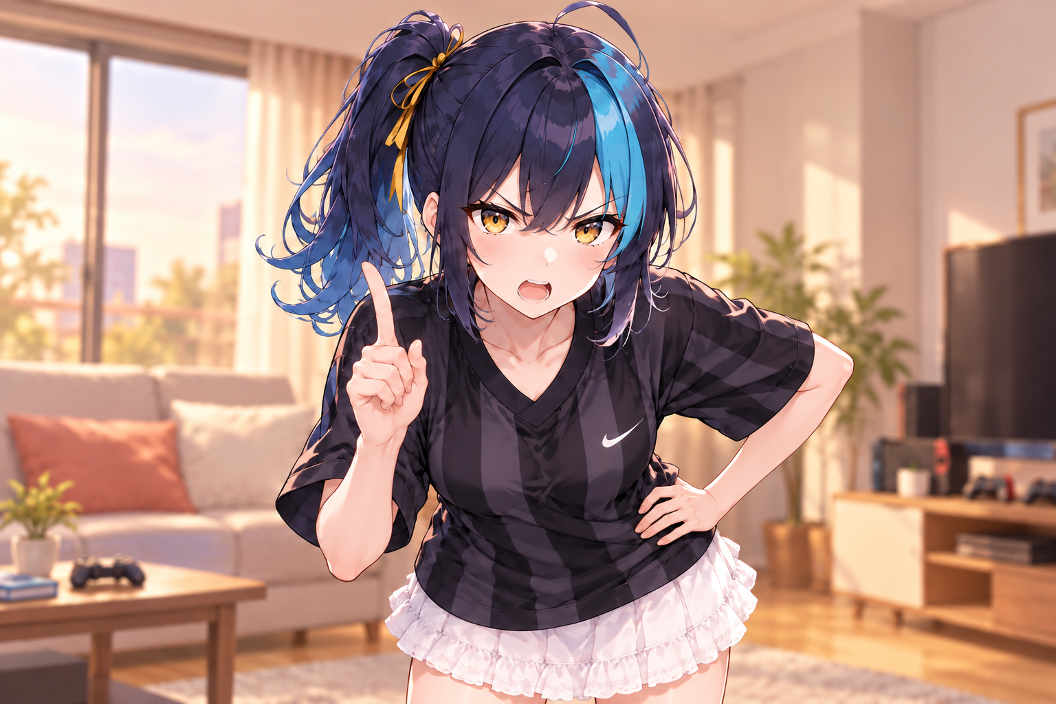 蒼依私服怒り