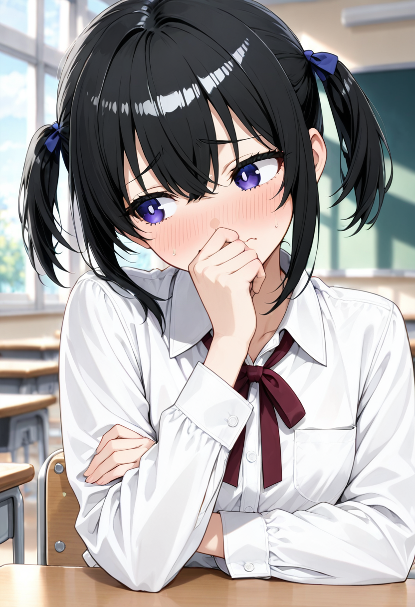 照れ隠し