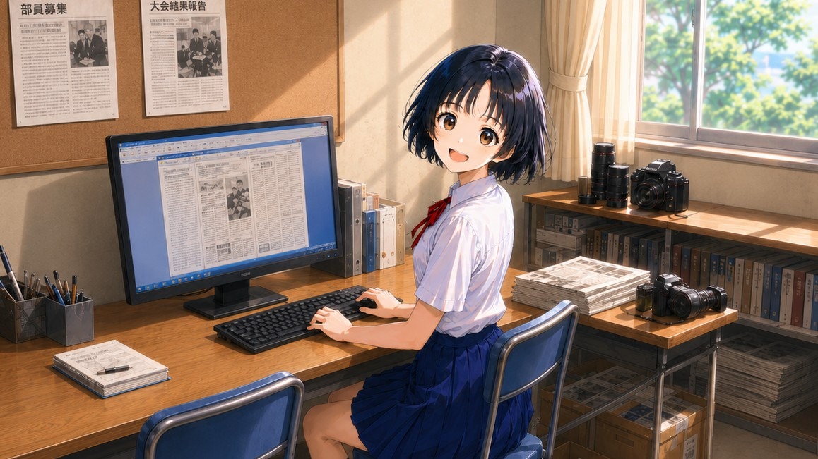 新聞部に日常