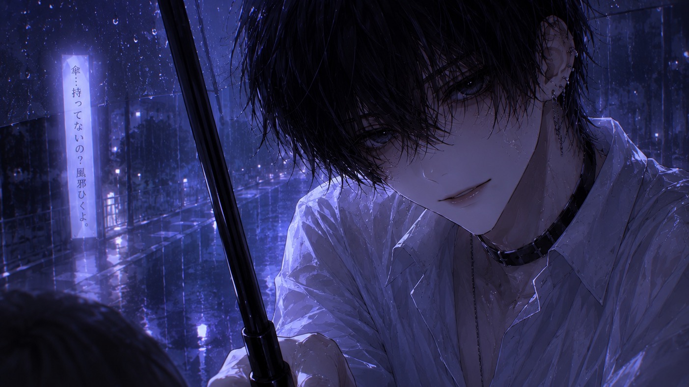 雨の日の出会い