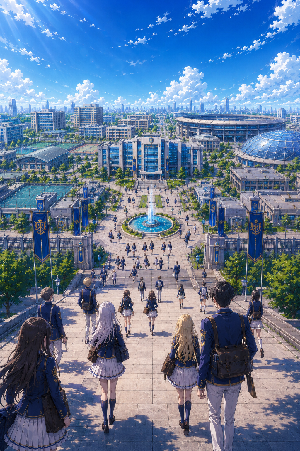 天央魔導学園通学路