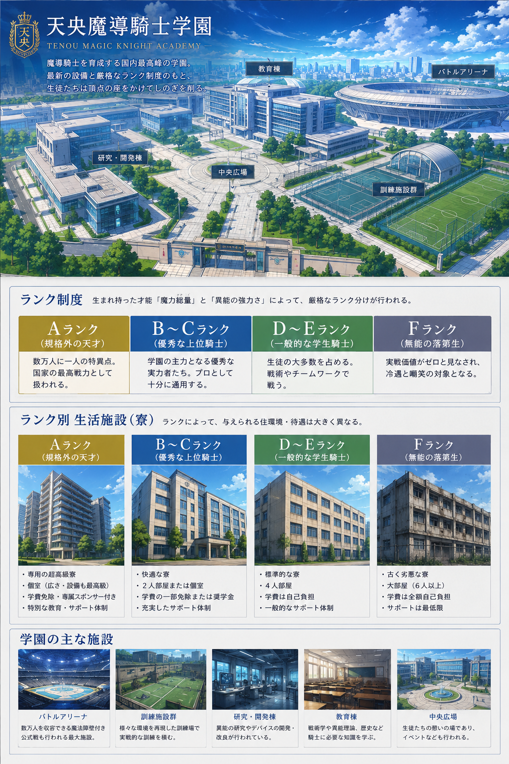 天央魔導学園パンフレット