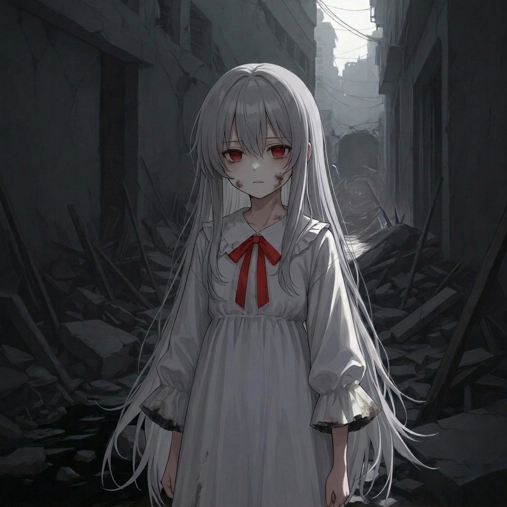 少女普通顔