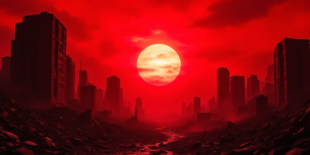 通常時朝と昼の外の景色
