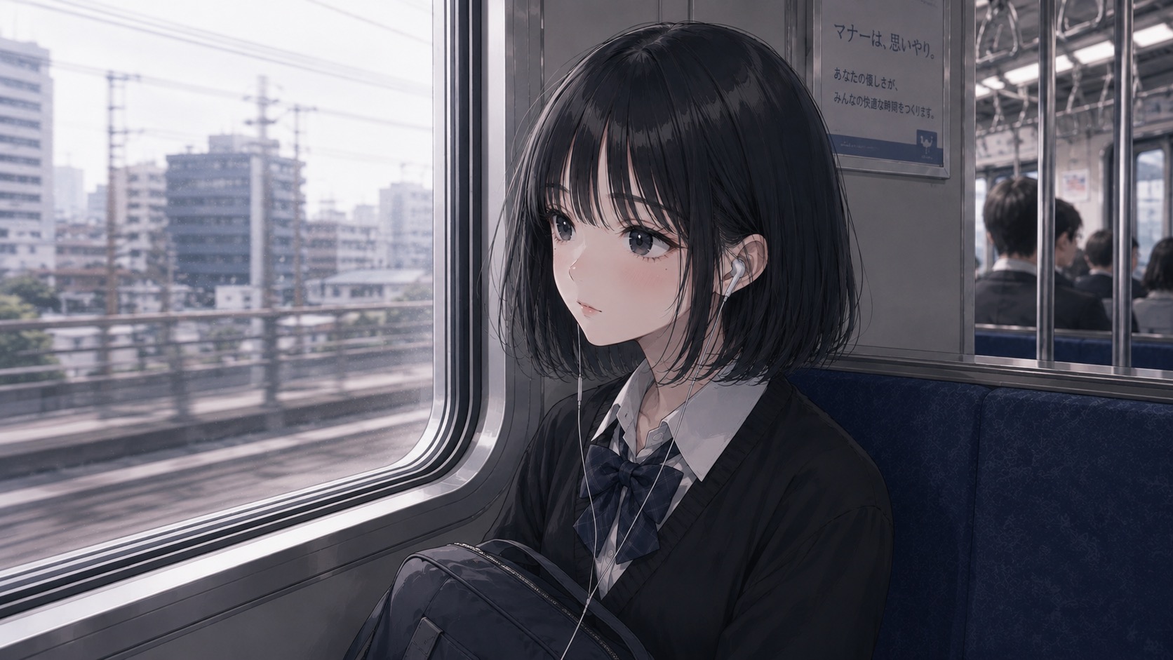 新学年になる4月初登校日に同じ学校の制服を着た彼女のイヤホンから聞き馴染みのある音楽が音漏れしていた