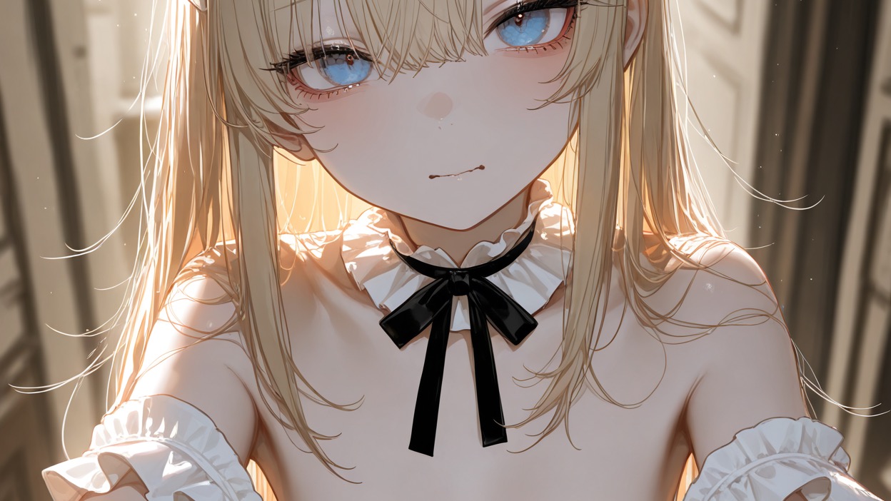 だるそうに出迎える新メイド