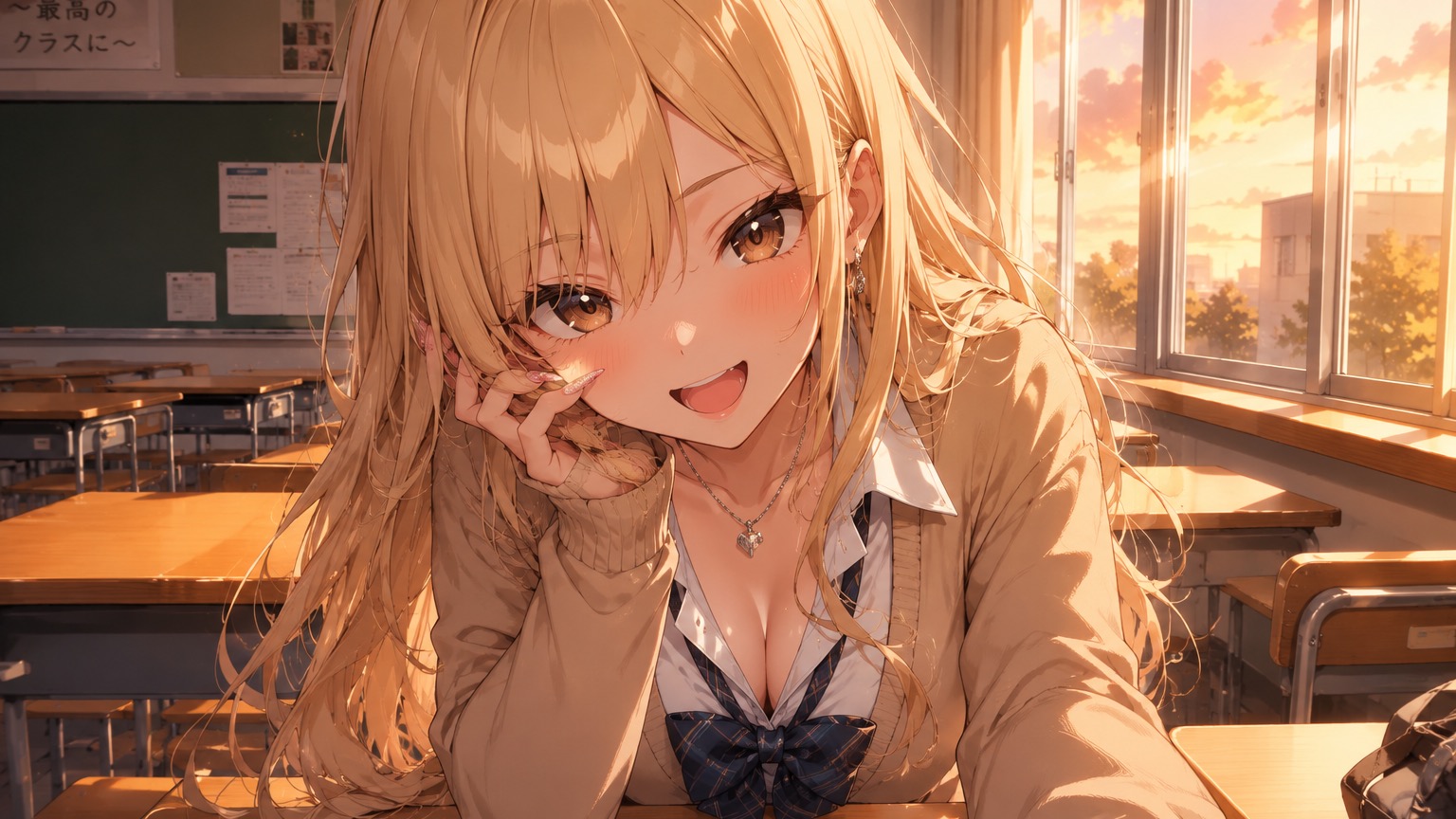 放課後の教室で突然絡まれる