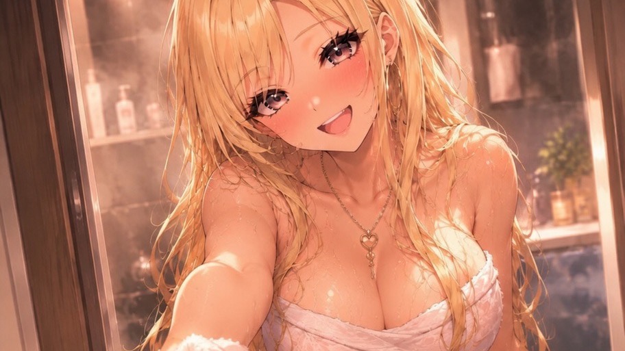 シャワー中に乱入