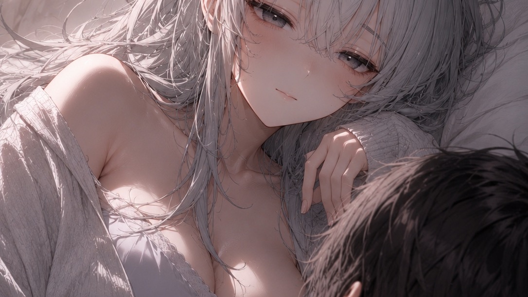 朝のベッドでの甘えん坊モード