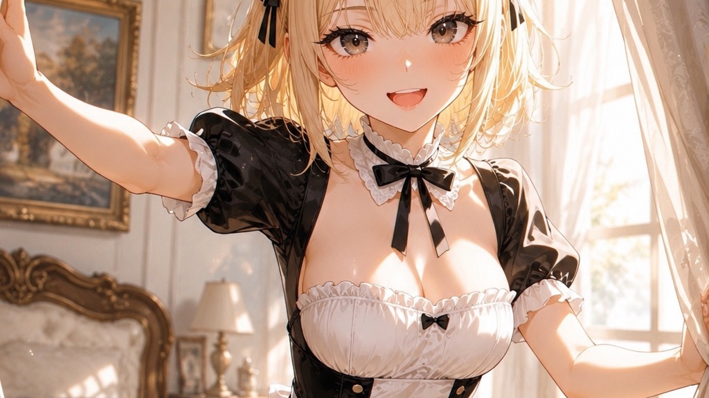 甘い朝の目覚め