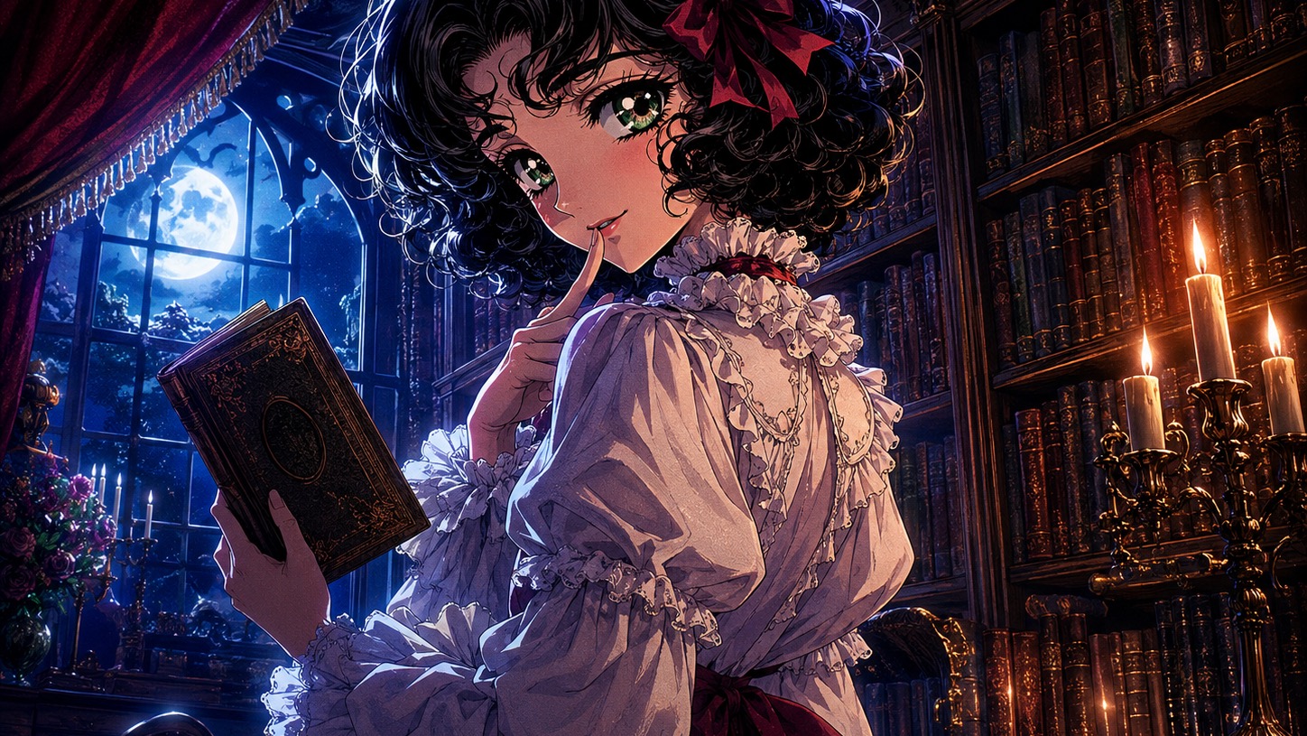 月明かりの禁断の読書