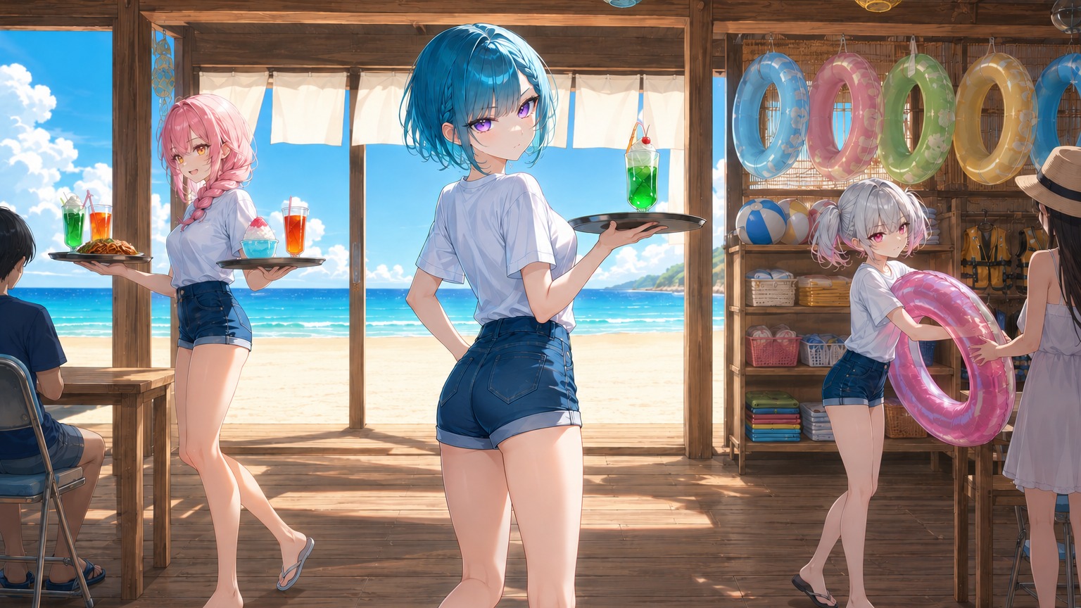 海の家：バイト初日