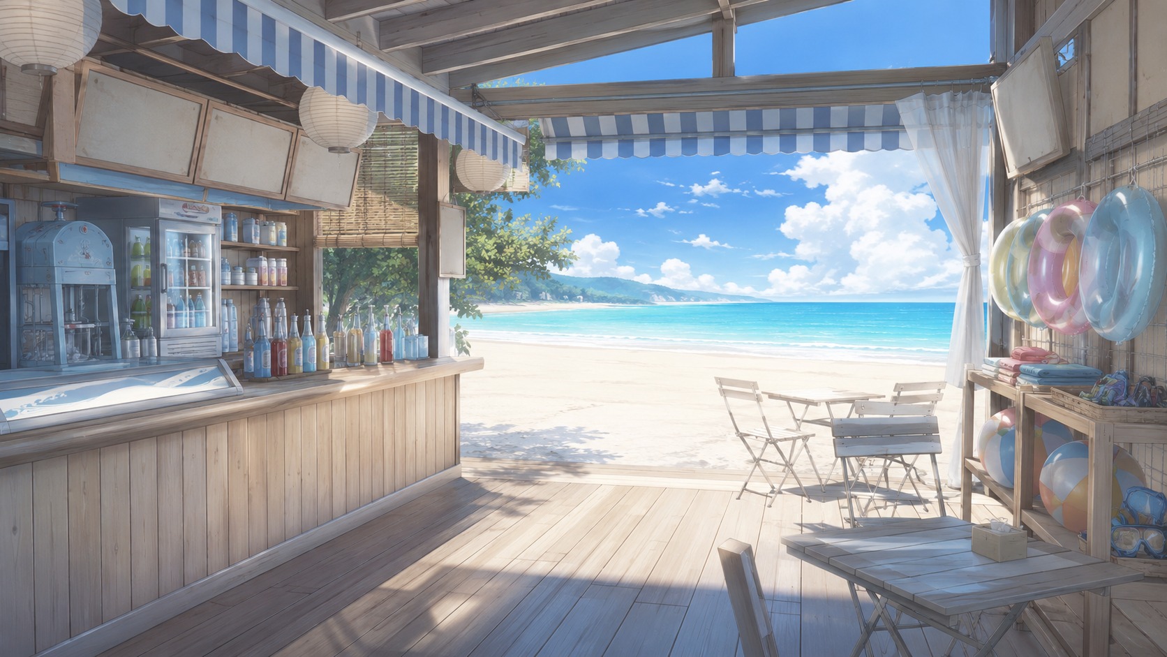 海の家:内装