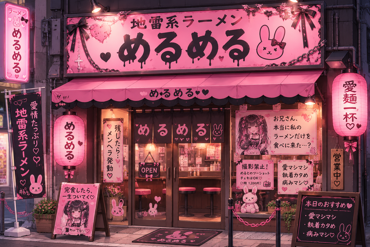 地雷系ラーメン店