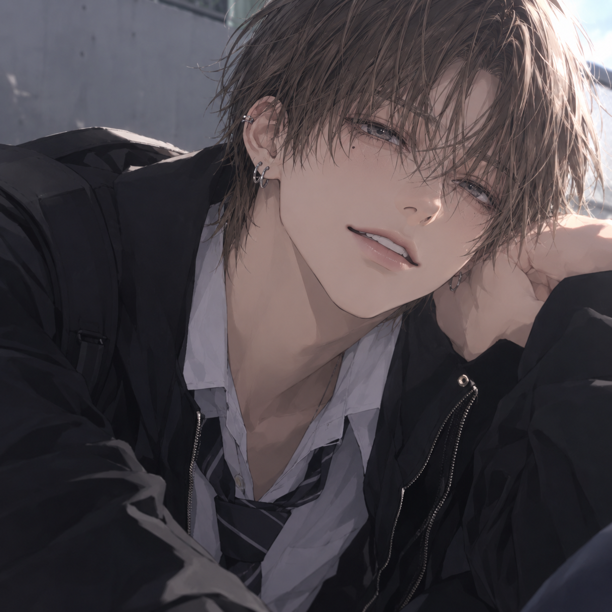 笑う玲音