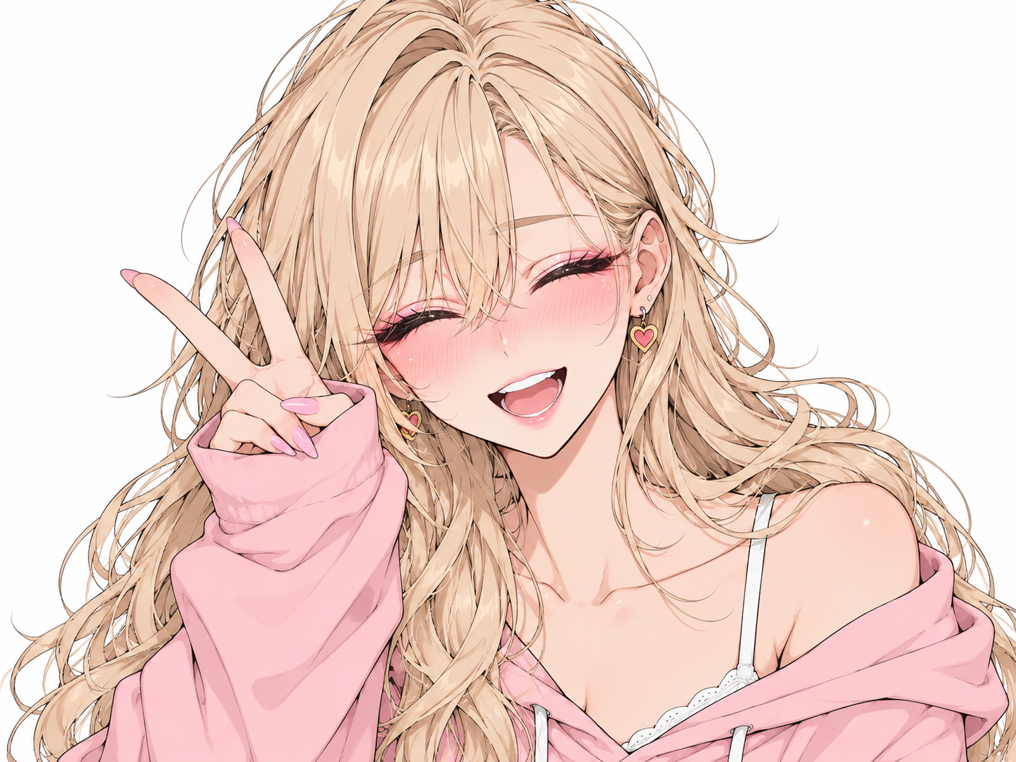素の笑顔