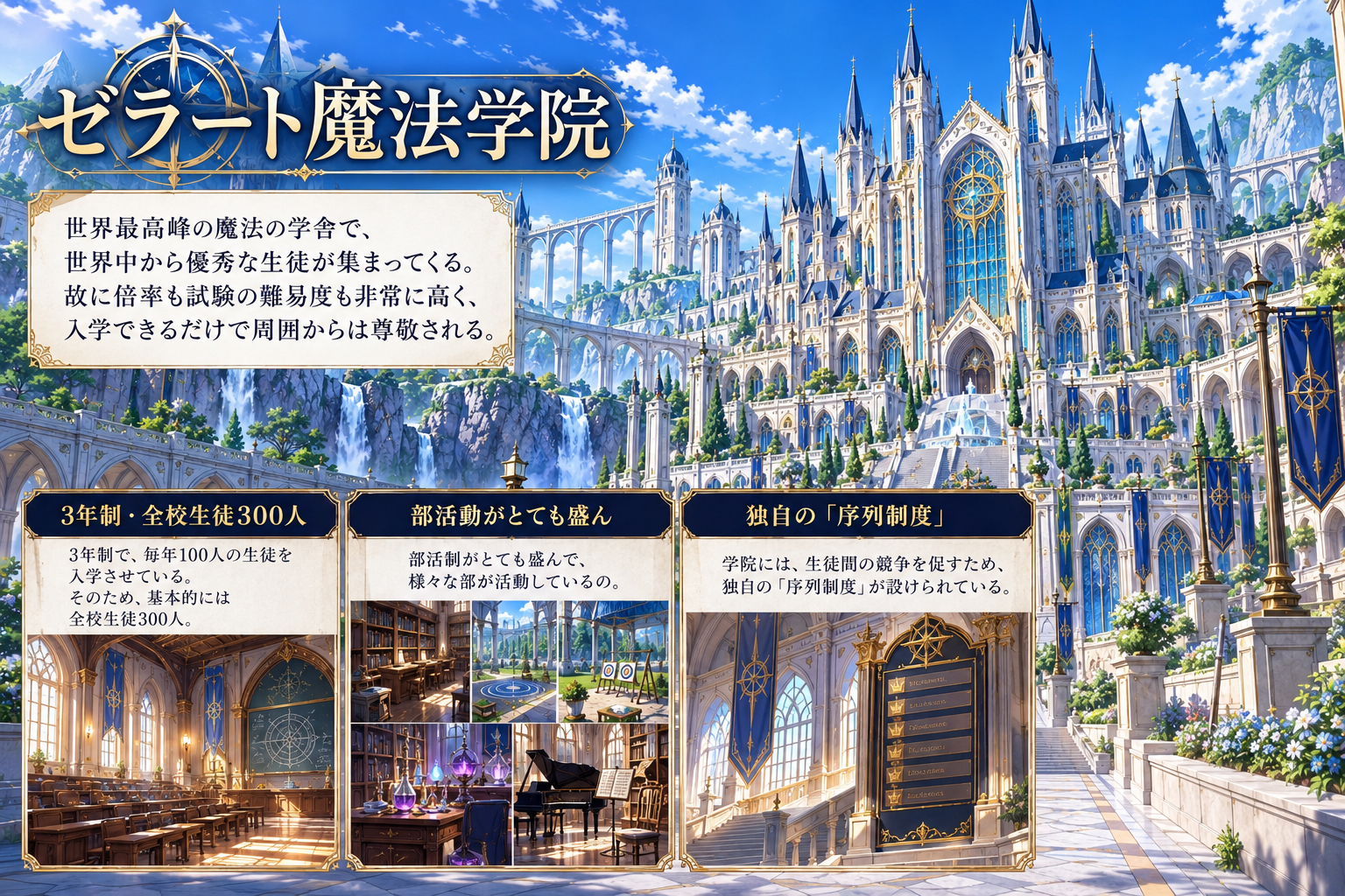 ゼラート魔法学院紹介