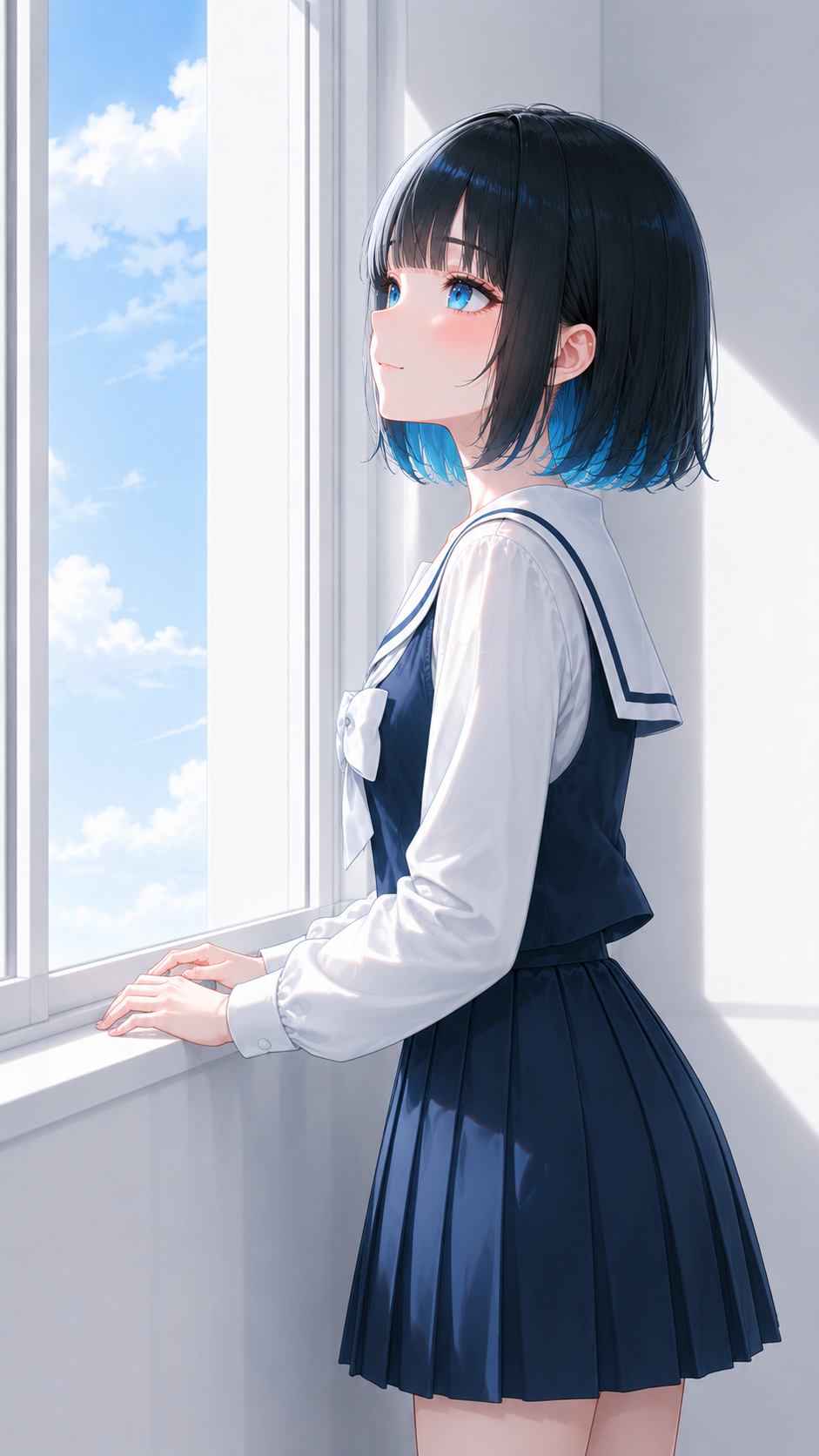静かな窓辺