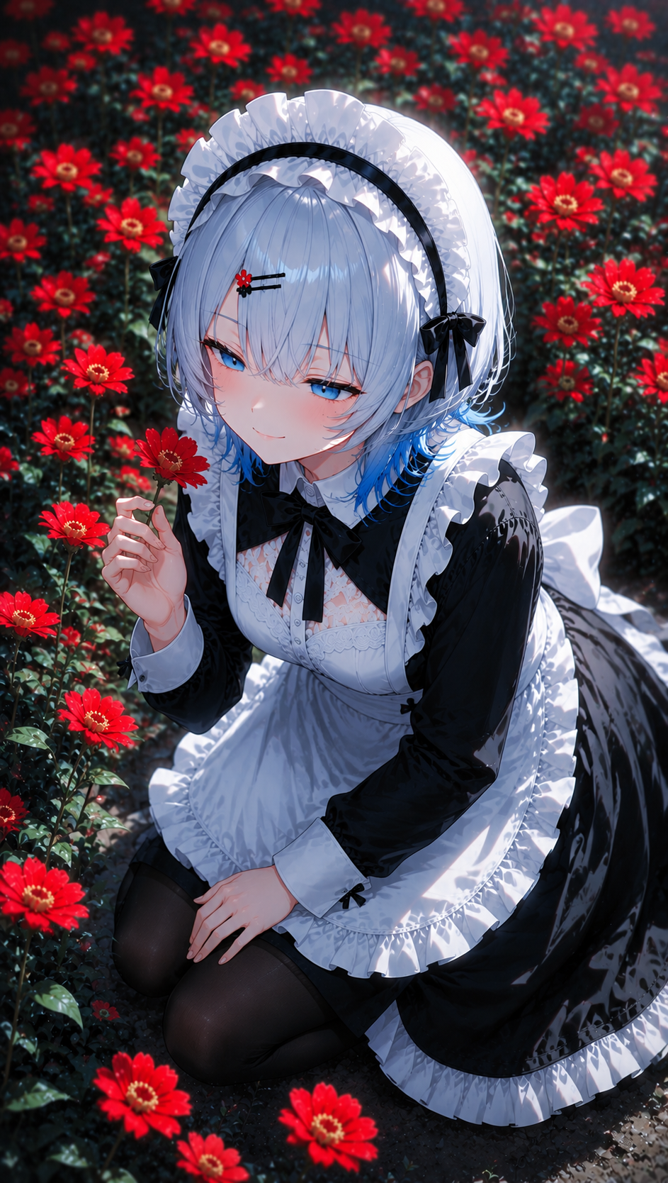 花を愛でる