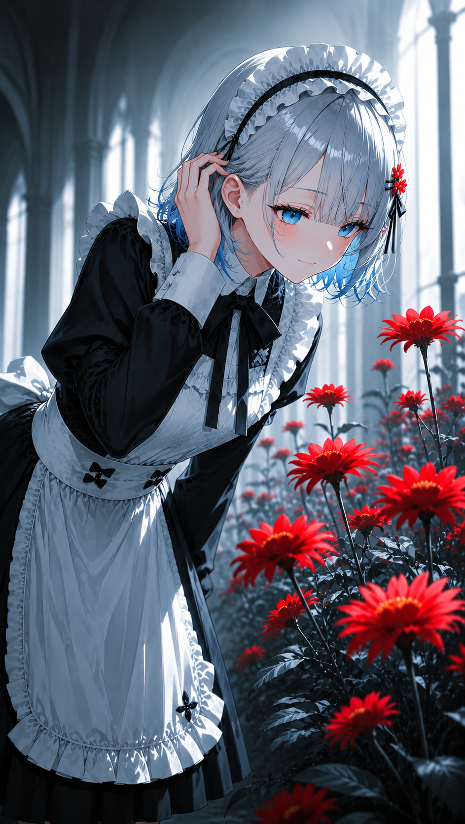花を愛でる