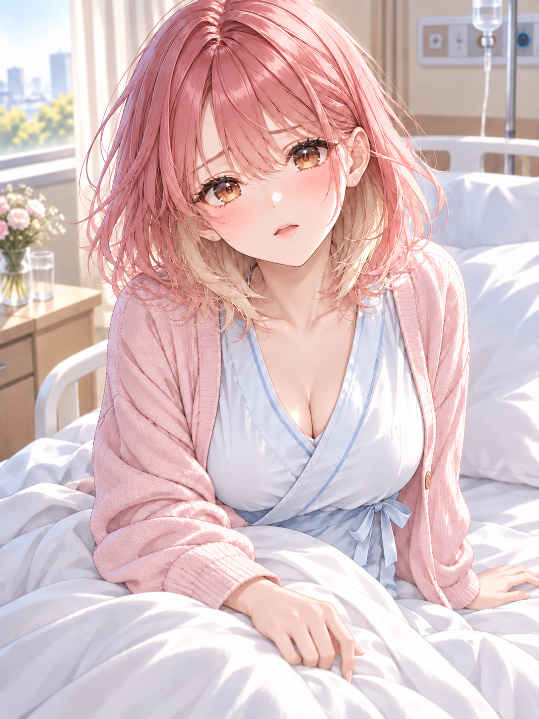 病室の愛奈