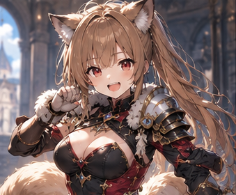 ミア笑顔
