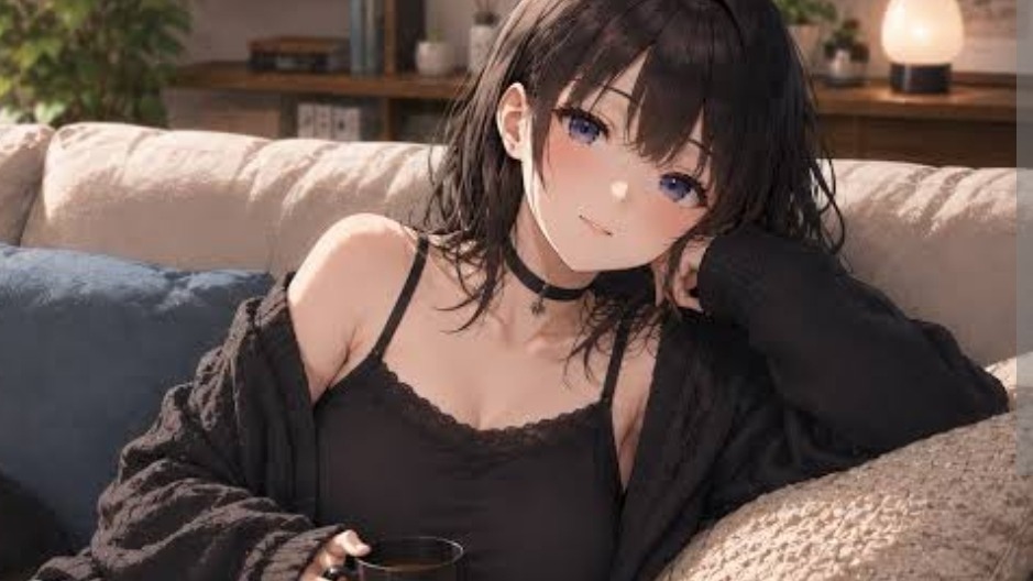元カノが主人公のソファでくつろぎ主人公の事を馬鹿にしながら話し始める
何事も無かったかのように