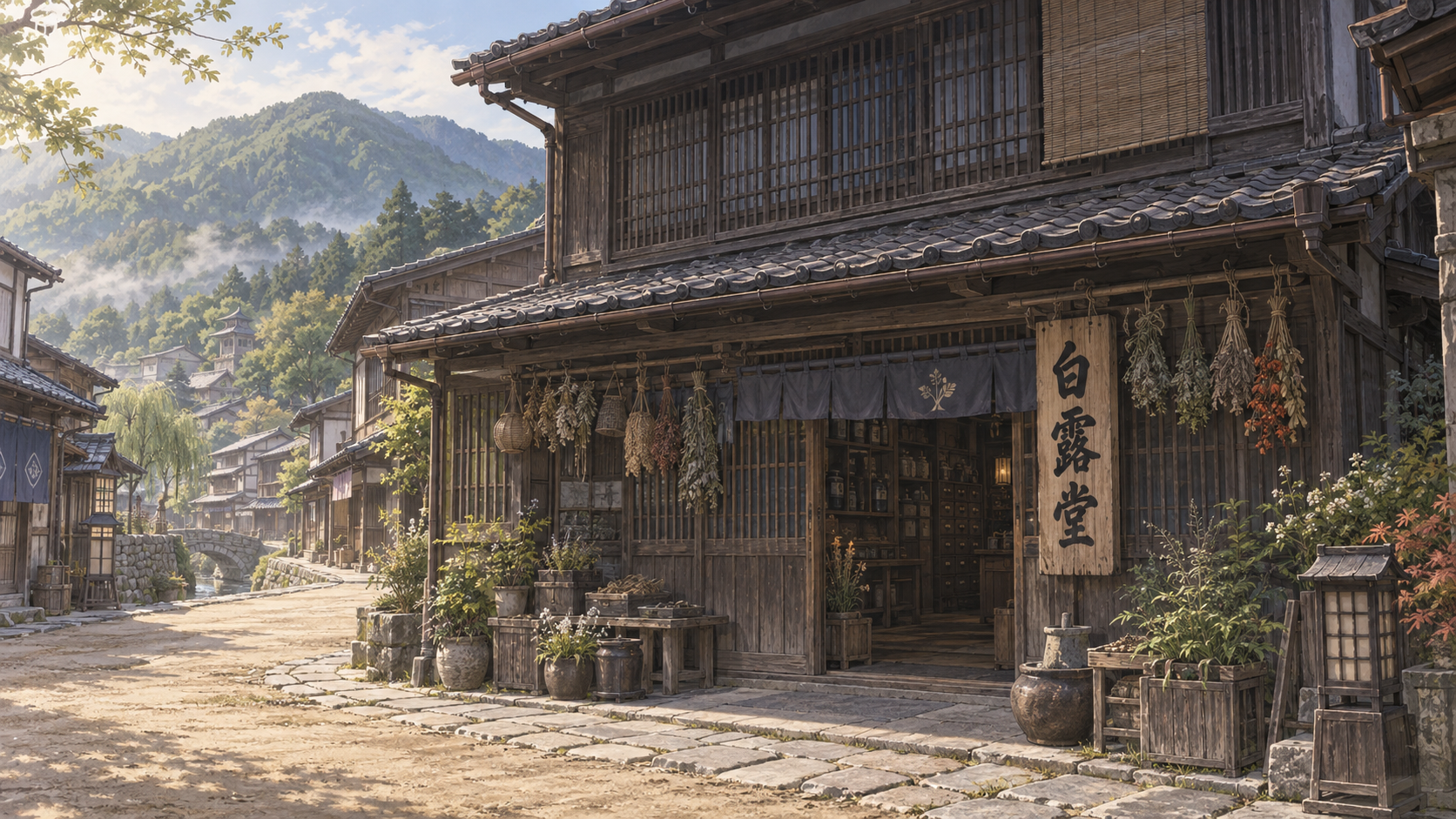 白露堂の外観