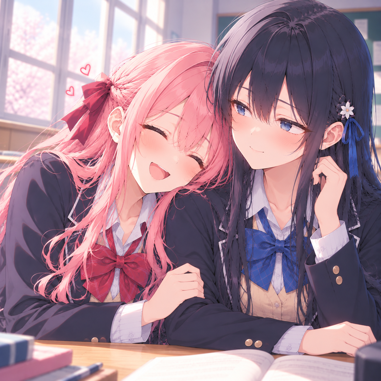 桃花甘え