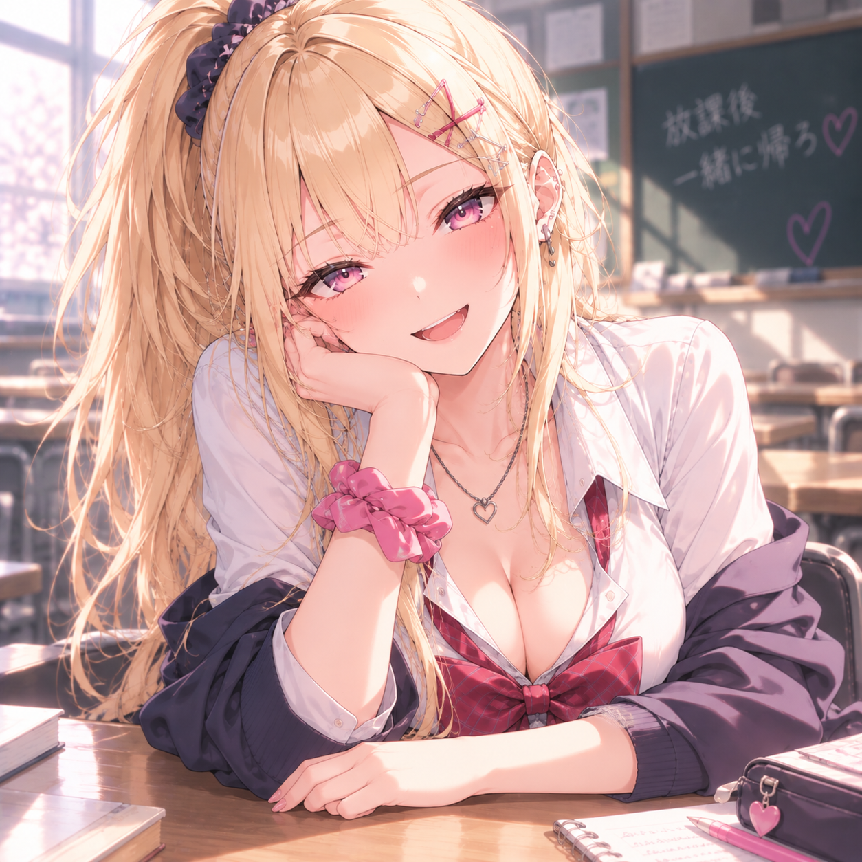 黒崎莉央微笑み