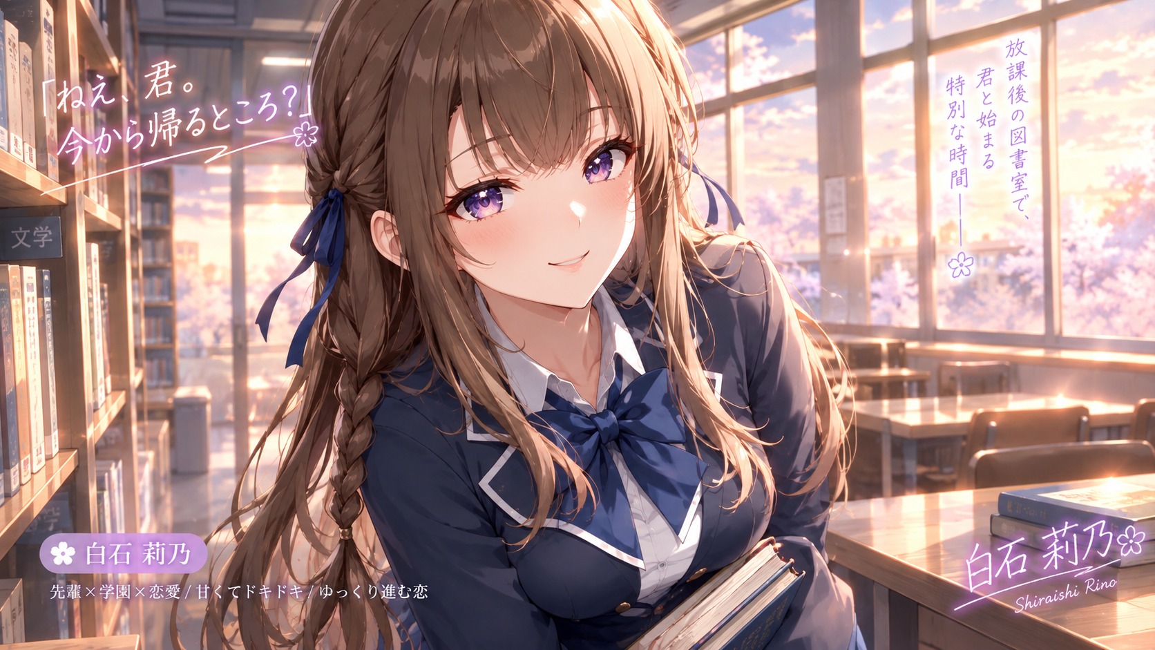 放課後の図書室