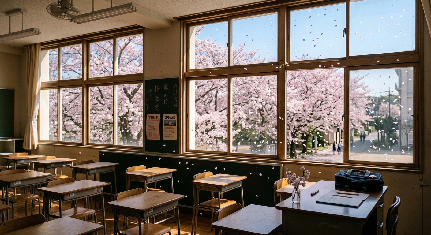 桜舞う放課後