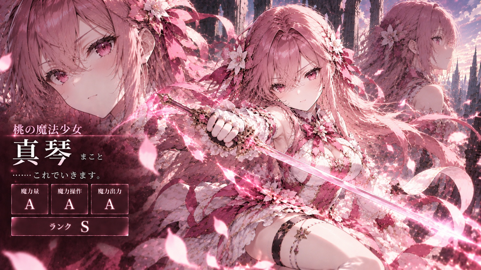 桃の魔法少女 真琴