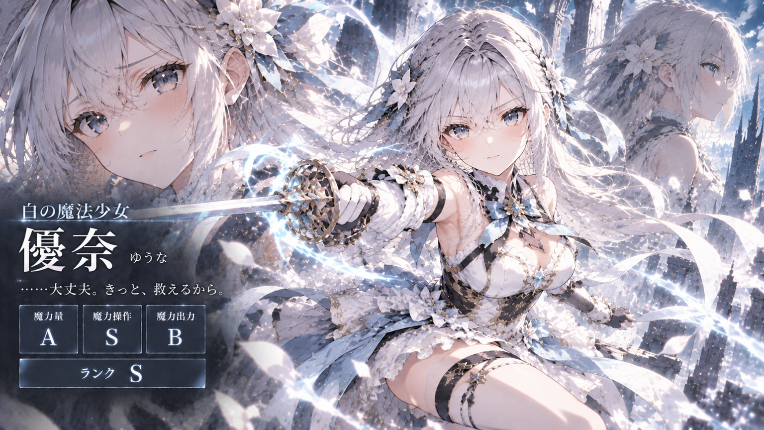 白の魔法少女 優奈