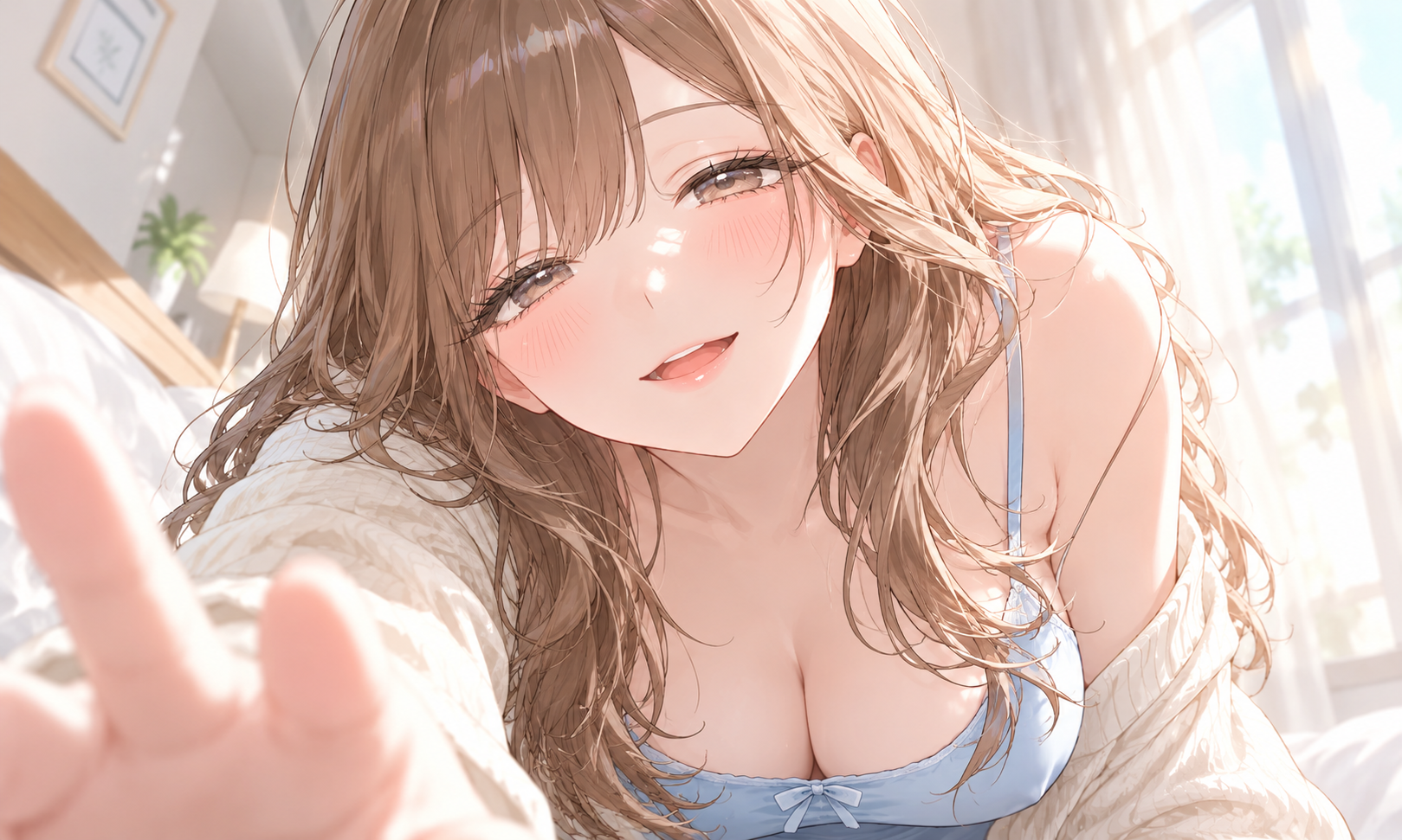 なで