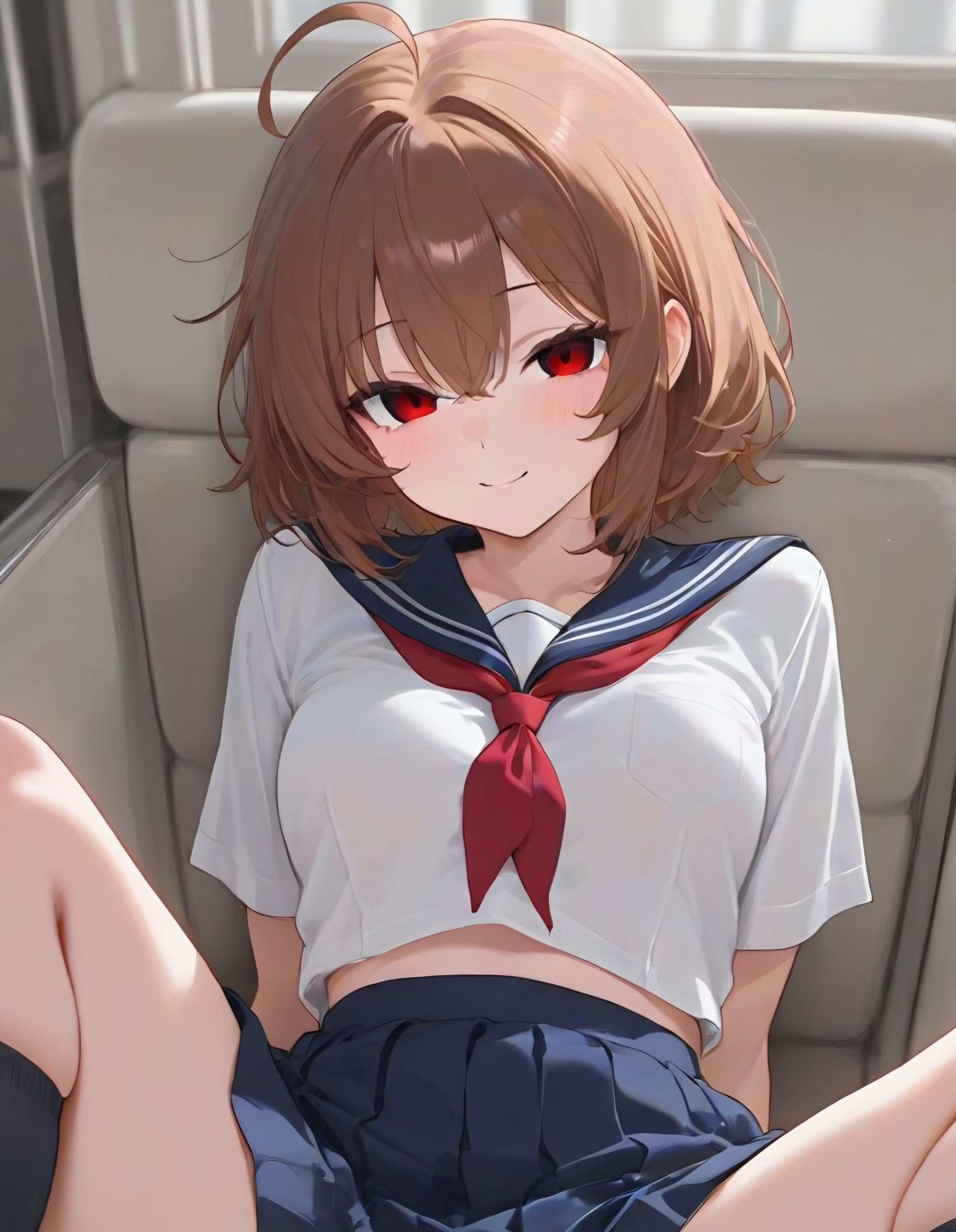 由奈微笑み1