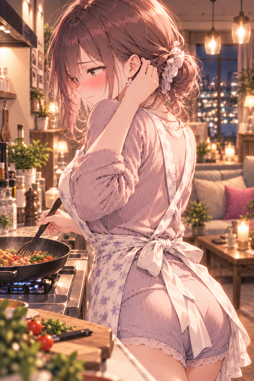 照れ隠し