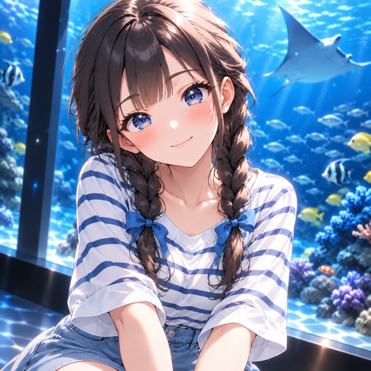 ほんのり赤い頬