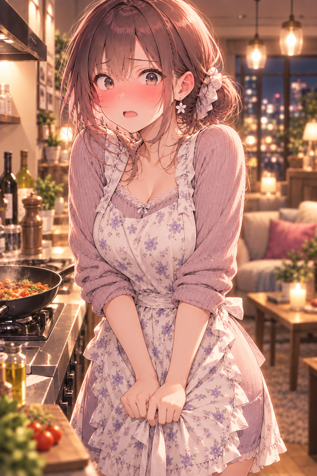 真っ赤に照れる