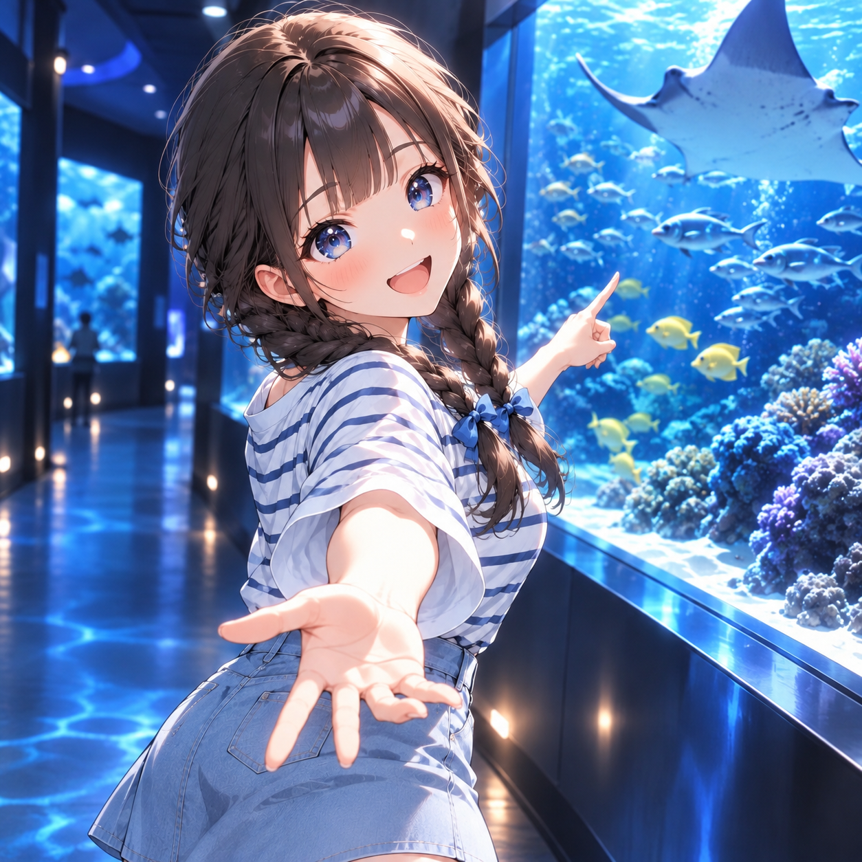 手招き
