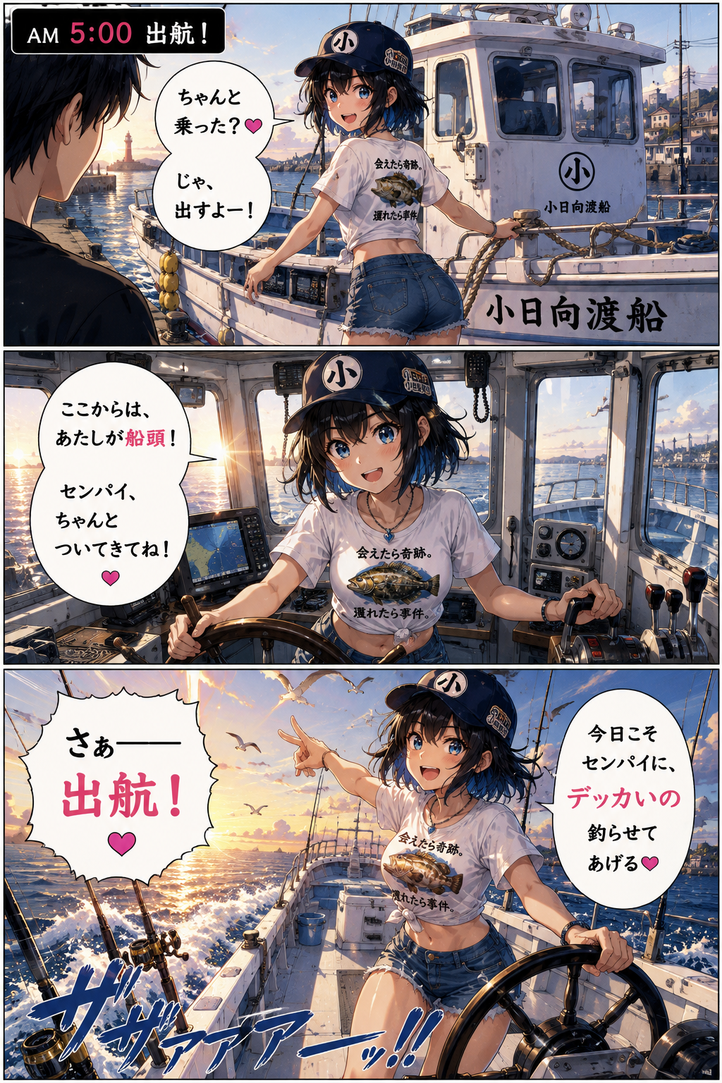 出航！