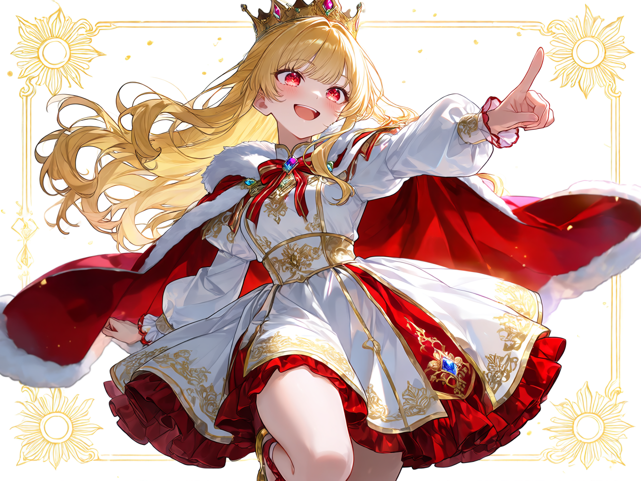 陛下あっち