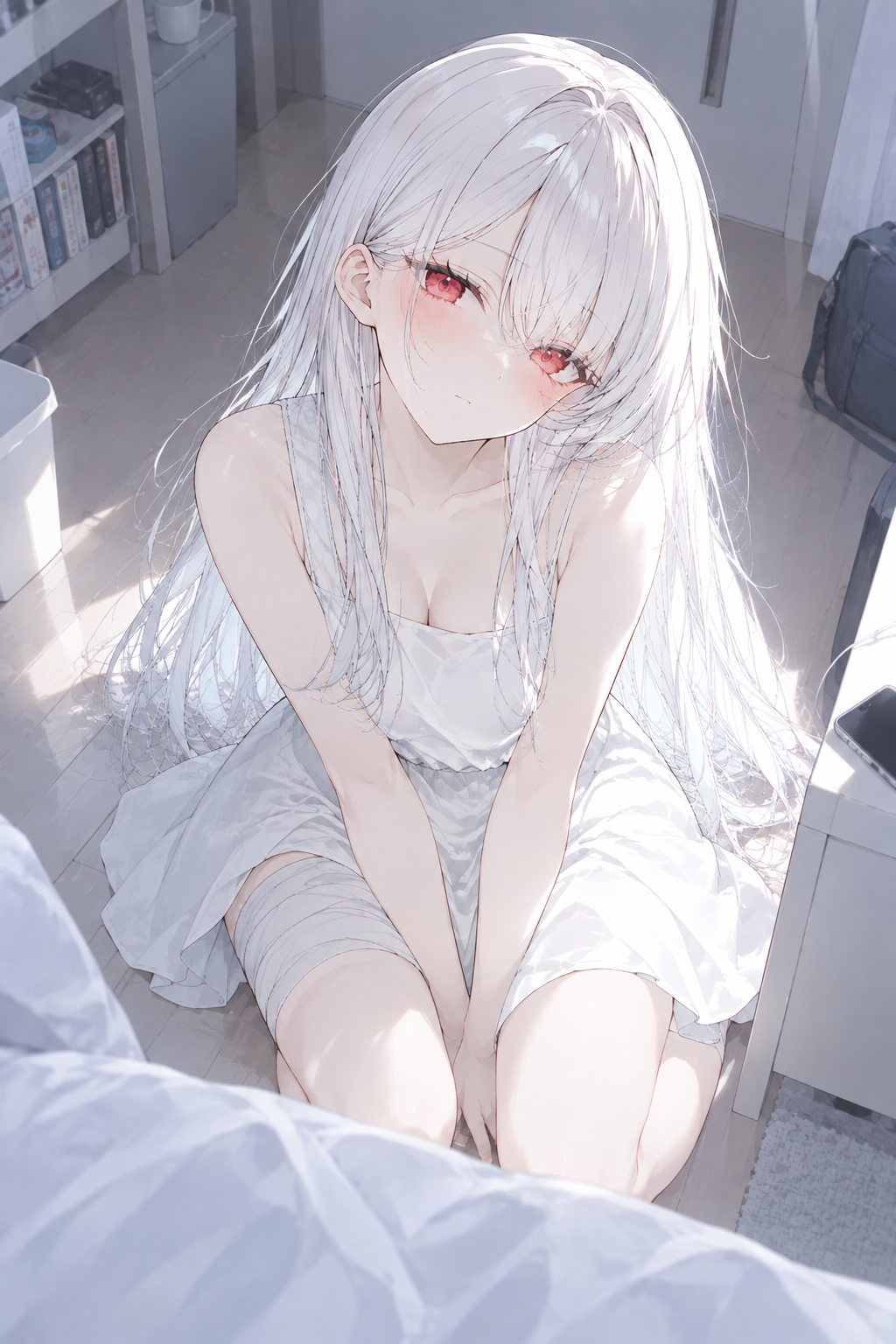 ミステリアスちゃん座ってる